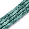 Spray Painted Non-magnetic Synthetic Hematite Beads Strands G-R468-01-03-1
