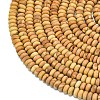 Natural Wood Lace Stone Wooden Jasper Beads Strands G-P575-A40-4x2mm-3