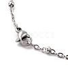 Tarnish Resistant 304 Stainless Steel Cable Chain Necklaces STAS-O053-29P-2