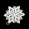 Shell Pearl & Glass Seed Beaded Pendants PALLOY-MZ01433-2