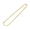 Ion Plating(IP) 304 Stainless Steel Herringbone Chain Necklace for Men Women NJEW-E076-04E-G-1