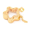 Rack Plating Brass Locket Pendants KK-F874-01G-04-2