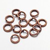 Open Jump Rings Brass Jump Rings JRC6MM-R-1