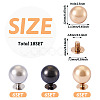 18 Sets 3 Colors Iron Screws FIND-TA0006-29C-4