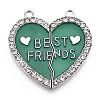 Alloy Enamel Split Pendant LS-ENAM-S130-25I-1