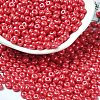 Baking Paint Luster Glass Seed Beads SEED-B001-04A-04-1