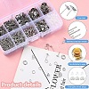 DIY 304 Stainless Steel Stud Earring Making Kits DIY-YW0010-50-3