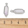Natural Amethyst Faceted Double Terminal Pointed Pendants G-G181-05P-02-3