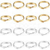 20Pcs 2 Colors 925 Sterling Silver Split Jump Rings STER-SC0001-41A-1