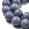 Synthetic Blue Lace Agate Beads Strands G-B071-F02-04-3
