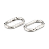 Zinc Alloy Spring Gate Rings X-PALLOY-L233-07B-P-3