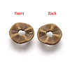 Tibetan Style Wavy Spacer Beads TIBEB-A101871-AB-FF-2