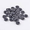 2-Hole Flat Round Resin Sewing Buttons for Costume Design BUTT-E119-14L-01-1
