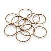 Tibetan Style Alloy Linking Rings MLF10812Y-NF-2