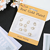10Pcs Brass Spring Gate Rings KK-BBC0015-85-6