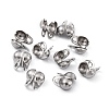 Tarnish Resistant 304 Stainless Steel Bead Tips STAS-R055-12-4