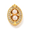 Brass Micro Pave Clear Cubic Zirconia Beads KK-Z072-10G-1