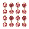 Golden Plated Alloy Enamel Charms X-ENAM-S118-08F-2