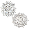 2Pcs Glass Hotfix Rhinestone DIY-GF0013-36B-7