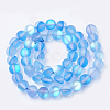 Synthetic Moonstone Beads Strands G-S283-10mm-10-2