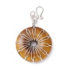 Natural & Synthetic Gemstone Big Pendants G-P459-01P-4
