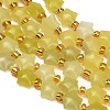 Natural Lemon Jade Beads Strands G-Z080-A26-8mm-4