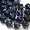 Natural Sodalite Beads Strands G-L642-I10-18x13mm-4