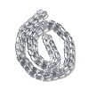 Electroplate Glass Beads Strands EGLA-D031-01-28-2