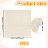 Linen Cross Stitch Fabric LS-DIY-WH0504-692-3