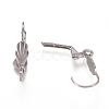 Tarnish Resistant 304 Stainless Steel Leverback Earring Findings X-STAS-E007-5-2