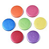 Painted Natural Wood Beads WOOD-S057-069C-2