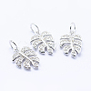 Brass Micro Pave Cubic Zirconia Charms LS-KK-P133-04P-NR-1