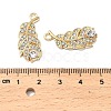 Alloy Rhinestone Pendants FIND-B051-06G-3