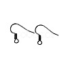 Brass Earring Hooks X-KK-Q363-B-NF-1