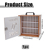 33 Grids Wood and PVC Cellphone Storage Boxes CON-WH0107-90-2