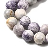 Natural Purple Stripe Jasper Beads Strands G-K350-C03-8mm-01-4