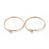 316 Surgical Stainless Steel Hoop Earring Findings X-STAS-J025-01B-G-1