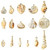 32Pcs 16 Styles Plating Acrylic Pendants OACR-CJ0002-45-1