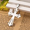 Tarnish Resistant 304 Stainless Steel Cross Pendants LS-STAS-I035-31A-2