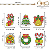 DIY Diamond Painting Keychain Kits DIY-SC0019-77-4