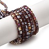 Electroplate Glass Beads Strands EGLA-D018-4x4mm-81-2