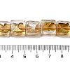 Handmade Gold Foil and Silver Foil Lampwork Beads FOIL-C001-01A-05-4