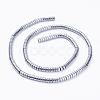 Electroplate Non-Magnetic Synthetic Hematite Beads Strands G-F510-03P-4mm-2