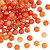 Olycraft 2 Strands Natural Carnelian Beads Strands G-OC0004-56-1