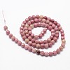 Natural Rhodonite Beads Strands X-G-D840-16-4mm-2