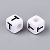 Opaque Acrylic Beads SACR-N020-04A-T-2