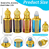 4Pcs 4 Colors Glass Roller Ball Bottles AJEW-CN0007-94-2