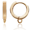14Pcs Brass Hoop Earrings KK-BBC0014-51-1