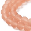 Transparent Glass Beads Strands EGLA-A034-T4mm-MD21-4