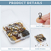 180Pcs 6 Colors Zinc Alloy Lobster Claw Clasps FIND-ME0001-81-3